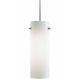 Decorative Low Voltage Cylinder Glass Pendant - Satin Nickel / Opal Decorative Low Voltage Cylinder Glass Pendant - Satin Nickel / Opal