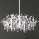 Flower Power Round Chandelier - White Flower Power Round Chandelier - White /