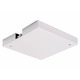 Trac 12/25 Outlet Box And T-Bar Ceiling Canopy - White / 