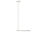 Trac 12/25 T-Bar Ceiling Pendant Stem Kit - White / 