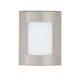 Moto Outdoor Wall Sconce - Stainless Steel / White