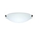 Trio Ceiling Flush Mount - Satin Nickel / White Trio Ceiling Flush Mount - Satin Nickel / White