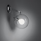 Miconos Wall Sconce - Chrome / Clear Miconos Wall Sconce - Chrome / Clear