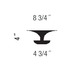 Mini Funnel Wall / Ceiling Mount - /