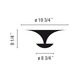 Funnel Ceiling Mount - /