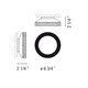 Mini Sandwich Round Wall / Ceiling Mount - /