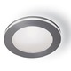 Mini Sandwich Round Wall / Ceiling Mount - Stainless Steel / White Mini Sandwich Round Wall / Ceiling Mount - Stainless Steel / White