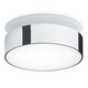 Basiko Round Wall or Ceiling Mount - Chrome / White Basiko Round Wall or Ceiling Mount - Chrome / White