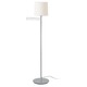 Swing 0501 Floor Lamp - Chrome / Off White Swing 0501 Floor Lamp - Chrome / Off White