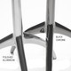 Lumiere 05 Grande Table Lamp - Polished Aluminum / Polished White Lumiere 05 Grande Table Lamp - Polished Aluminum / Polished White