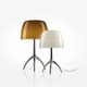 Lumiere 05 Grande Table Lamp - Polished Aluminum / Polished White Lumiere 05 Grande Table Lamp - Polished Aluminum / Polished White