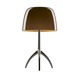 Lumiere 05 Grande Table Lamp - Polished Aluminum / Polished Amber Lumiere 05 Grande Table Lamp - Polished Aluminum / Polished Amber