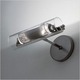 Acheo Wall Sconce - Grey / Clear