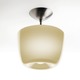 Lumiere 05 Semi Flush Ceiling Mount - Stainless Steel / Polished Ivory