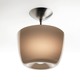 Lumiere 05 Semi Flush Ceiling Mount - Stainless Steel / Polished Amber