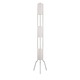 Totem Floor Lamp - Aluminum / White Totem Floor Lamp - Aluminum / White