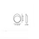 Wagashi Piccola FL Wall / Ceiling Mount -  / 