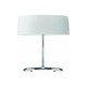Esa 07 Piccola Table Lamp - Polished Aluminum / Polished White Esa 07 Piccola Table Lamp - Polished Aluminum / Polished White