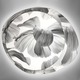 Wagashi Grande FL Wall / Ceiling Mount  -  / Black