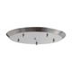 Line Voltage Cluster Round Canopy Satin Nickel - Satin Nickel Line Voltage Cluster Round Canopy Satin Nickel - Satin Nickel /