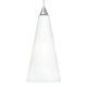 Emerge Pendant - Satin Nickel / White Frit Emerge Pendant - Satin Nickel / White Frit