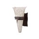 Ovation Wall Sconce - Black / White Frit