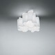 Logico Micro Triple Nested Ceiling Mount - Grey / White Logico Micro Triple Nested Ceiling Mount - Grey / White