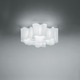 Logico Micro Quad Nested Ceiling Mount - Grey / White Logico Micro Quad Nested Ceiling Mount - Grey / White