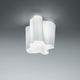Logico Mini Single Ceiling Mount - Grey / White