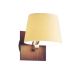 Clara Wall Sconce - Wenge/Nickel / White Clara Wall Sconce - Wenge/Nickel / White