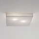 Clavius Ceiling Flush Mount - Chrome / White