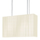 Clavius Small Suspension - Chrome / White
