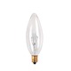 B8 Torpedo Candelabra Base 25W 130V -  / Clear