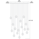 Bubble Ball 17 Light Linear Suspension -  / 