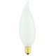 CA10 Flame Candelabra Base 40W 120V - Frost CA10 Flame Candelabra Base 40W 120V - / Frost