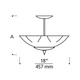 Bolinas Small Semi Flush Ceiling Mount -  / 