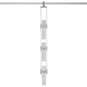 Tube 3 Pendant - Satin Nickel / Frosted Tube 3 Pendant - Satin Nickel / Frosted