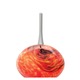 Neptune I Pendant - Satin Nickel / Red Neptune I Pendant - Satin Nickel / Red