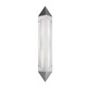 Futura Outdoor Wall Sconce - Brushed Steel / White