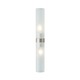 Twin Tube Bath Bar Monorail Kit W / 4 Inch Canopy - Satin Nickel / Frosted Twin Tube Bath Bar Monorail Kit W / 4 Inch Canopy - Satin Nickel / Frosted