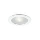 R4-409 4 Inch Lensed Shower Downlight Trim - White / Frosted