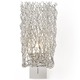 Hollywood Block Wall Sconce - Nickel / 