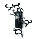 Flower Power Right Wall Sconce - Black / 