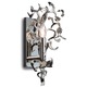 Flower Power Right Wall Sconce - Nickel / 
