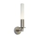 Candle Vanity Wall Sconce - Satin Nickel / White