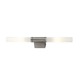 Line 20 Bath Bar - Satin Nickel / White Line 20 Bath Bar - Satin Nickel / White