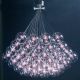 Starburst 37 Light Suspension - Satin Nickel / Clear/Violet Starburst 37 Light Suspension - Satin Nickel / Clear/Violet