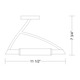 Wing Ceiling Flush Mount -  / 