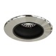 R2000 4 Inch Regressed Adjustable Trim - Brushed Chrome / Black