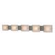 Pannelli Bath Bar 4-Light - Stainless Steel / White Alabaster Pannelli Bath Bar 4-Light - Stainless Steel / White Alabaster